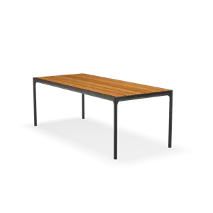 Houe - FOUR Table. 210x90 cm - Bamboo. Frame